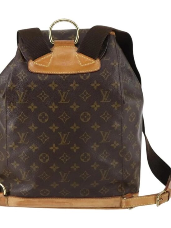 LOUIS VUITTON Monogram Montsouris GM Backpack M51135 LV Auth BA5703 main image 16